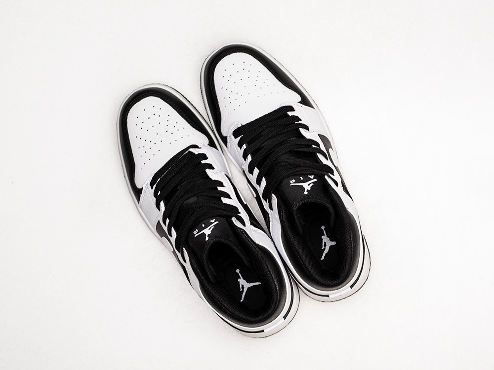 Nike Air Jordan 1 WMNS белые кожа женские (AR24045) - фото 3 Nike Air Jordan 1 WMNS белые кожа женские (AR24045) - фото 3