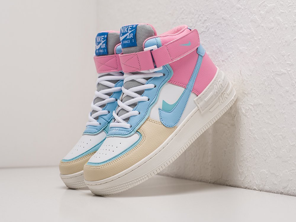 Nike Air Force 1 Shadow High WMNS разноцветные кожа женские (AR24048) - фото 2 Nike Air Force 1 Shadow High WMNS разноцветные кожа женские (AR24048) - фото 2