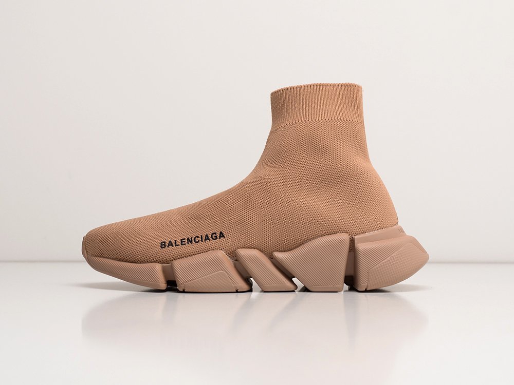 Balenciaga Speed 2.0 WMNS бежевые текстиль женские (AR24072) - фото 1 Balenciaga Speed 2.0 WMNS бежевые текстиль женские (AR24072) - фото 1
