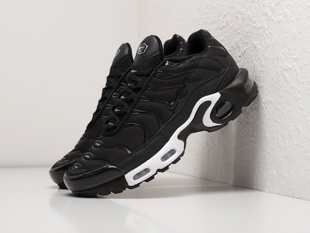 Nike Air Max Plus TN черные кожа мужские (AR24079) - фото 2 Nike Air Max Plus TN черные кожа мужские (AR24079) - фото 2