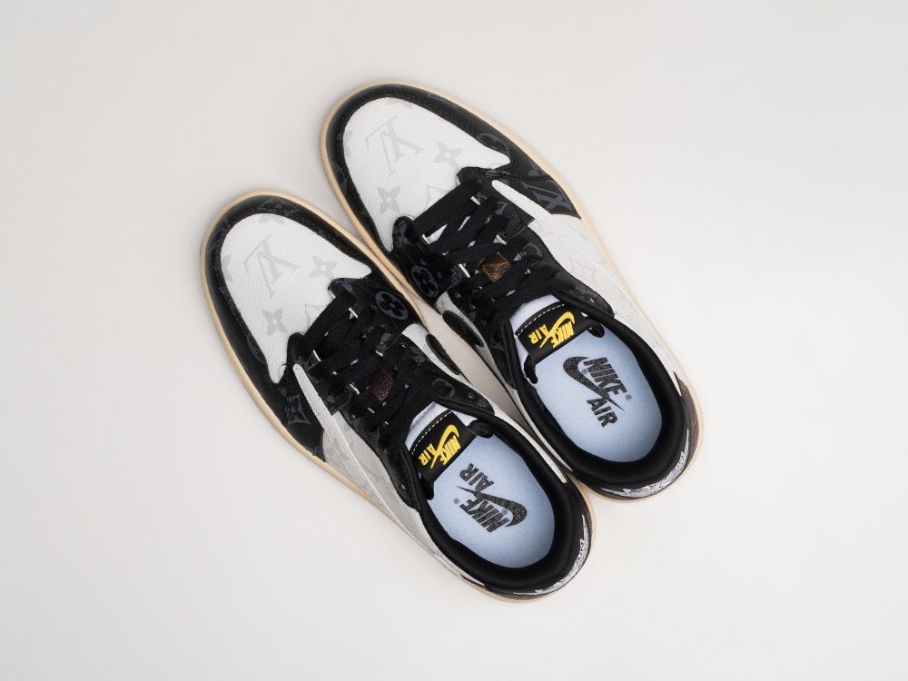 Nike x Louis Vuitton x Air Jordan 1 Low WMNS разноцветные кожа женские (AR24085) - фото 3 Nike x Louis Vuitton x Air Jordan 1 Low WMNS разноцветные кожа женские (AR24085) - фото 3