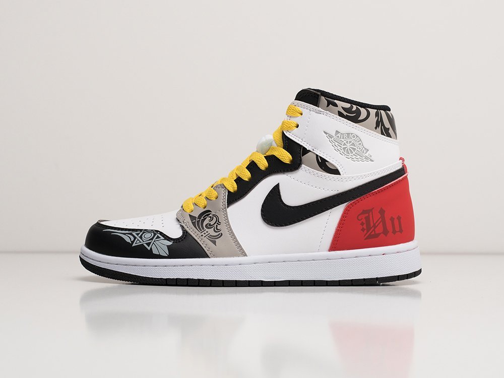 Nike Air Jordan 1 WMNS разноцветные кожа женские (AR24091) - фото 1 Nike Air Jordan 1 WMNS разноцветные кожа женские (AR24091) - фото 1