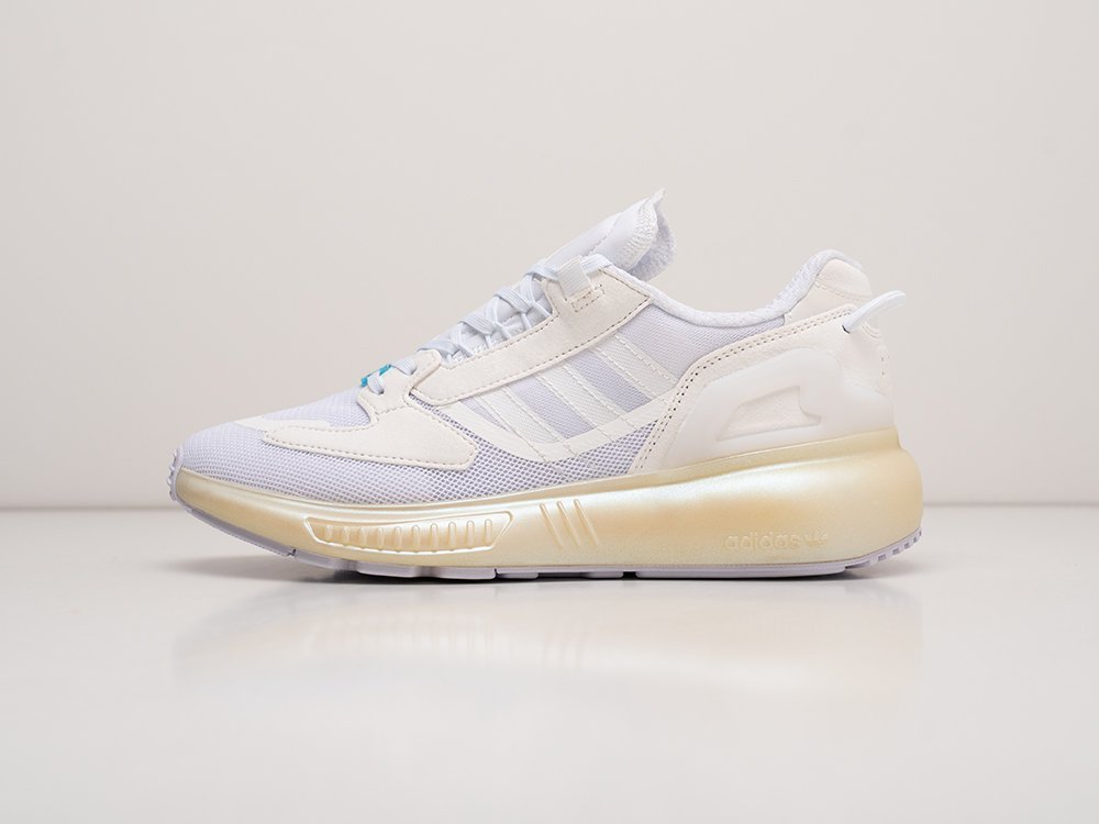 Adidas ZX 5K Boost белые текстиль мужские (AR24097) - фото 1