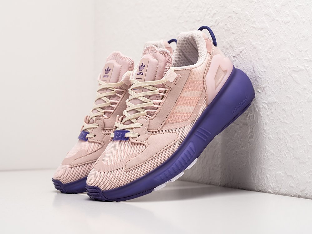 Adidas ZX 5K Boost WMNS розовые текстиль женские (AR24115) - фото 2