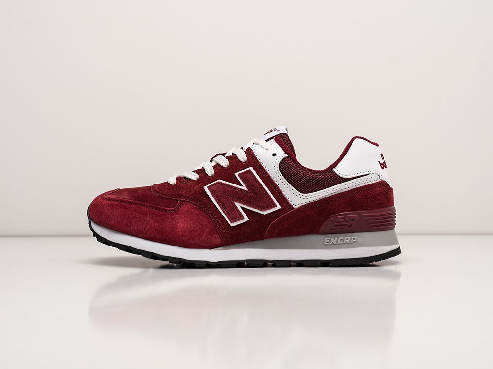 New Balance 574 WMNS бордовые замша женские (AR24126) - фото 1 New Balance 574 WMNS бордовые замша женские (AR24126) - фото 1