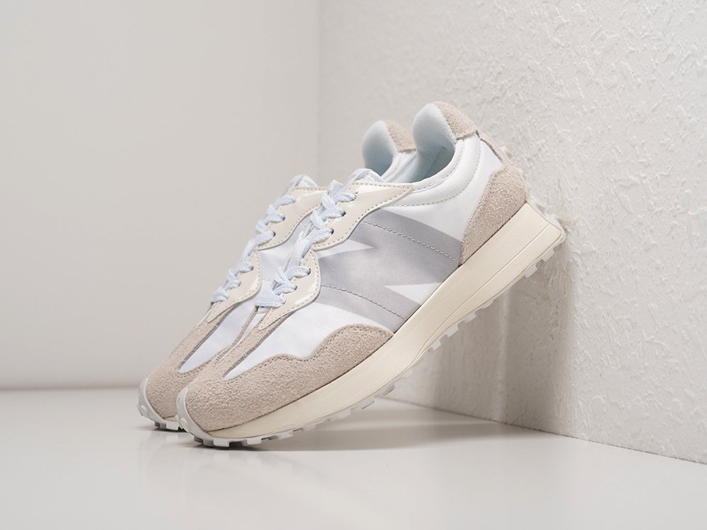New Balance 327 WMNS белые замша женские (AR24136) - фото 2 New Balance 327 WMNS белые замша женские (AR24136) - фото 2