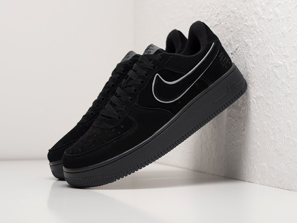 Nike x Reigning Champ Air Force 1 Low черные замша мужские (AR24141) - фото 2 Nike x Reigning Champ Air Force 1 Low черные замша мужские (AR24141) - фото 2