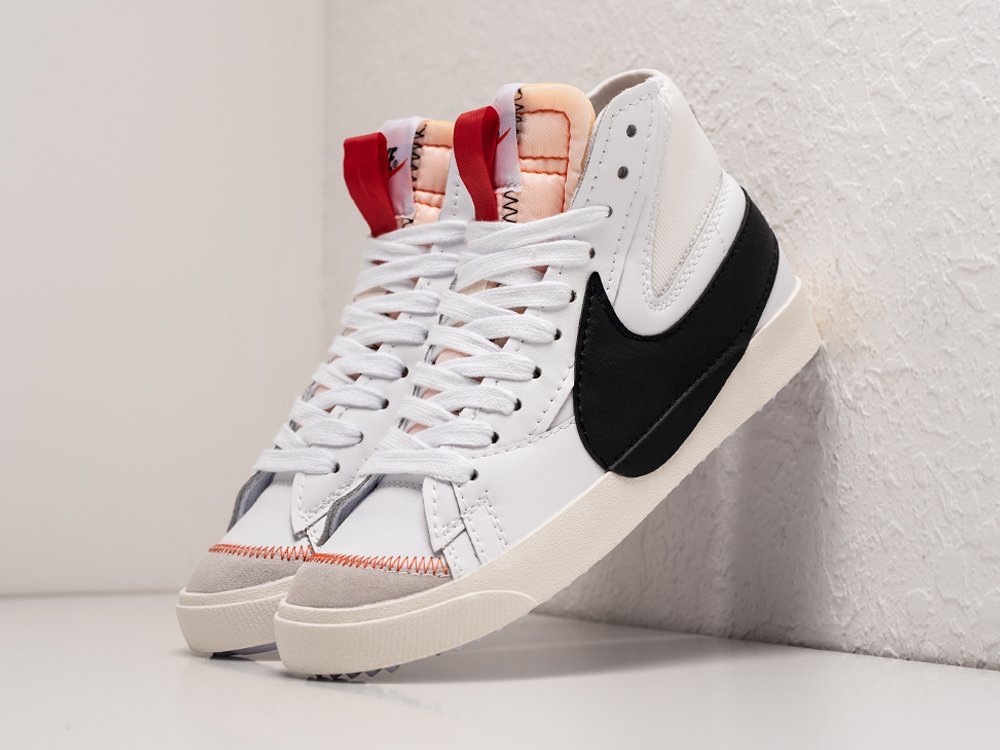 Nike Blazer Mid 77 Jumbo белые текстиль мужские (AR24146) - фото 2 Nike Blazer Mid 77 Jumbo белые текстиль мужские (AR24146) - фото 2