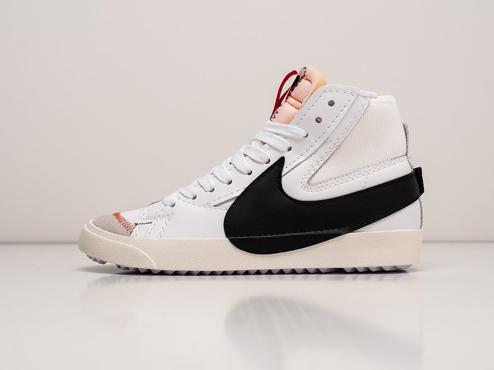 Nike Blazer Mid 77 Jumbo белые текстиль мужские (AR24146) - фото 1 Nike Blazer Mid 77 Jumbo белые текстиль мужские (AR24146) - фото 1