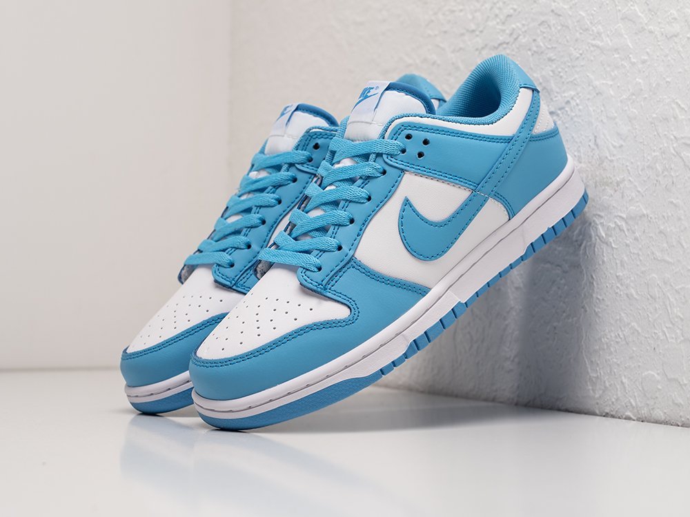 Nike SB Dunk Low UNC голубые замша мужские (AR24148) - фото 2