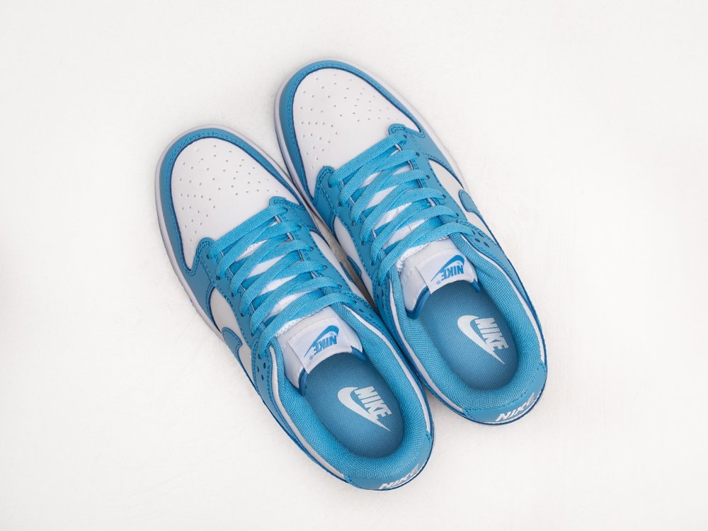 Nike SB Dunk Low UNC голубые замша мужские (AR24148) - фото 3