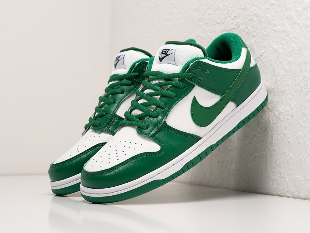 Nike SB Dunk Low Celtic зеленые замша мужские (AR24149) - фото 2