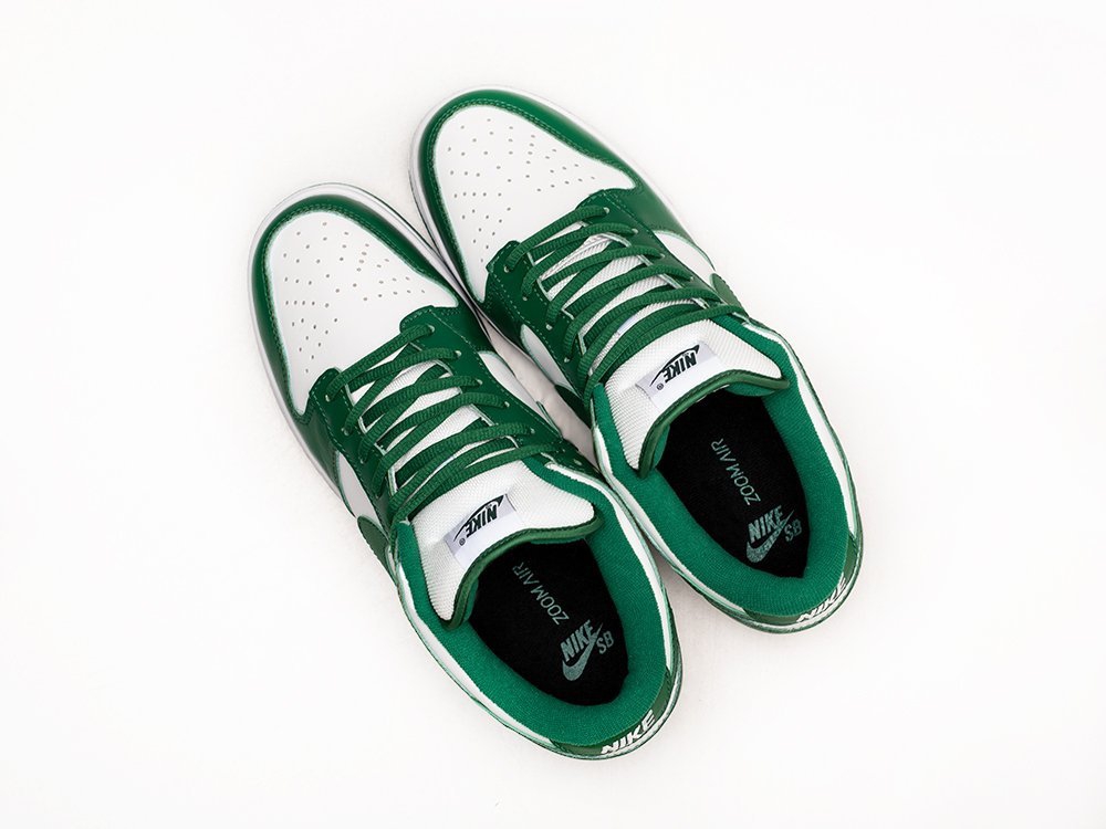 Nike SB Dunk Low Celtic зеленые замша мужские (AR24149) - фото 3