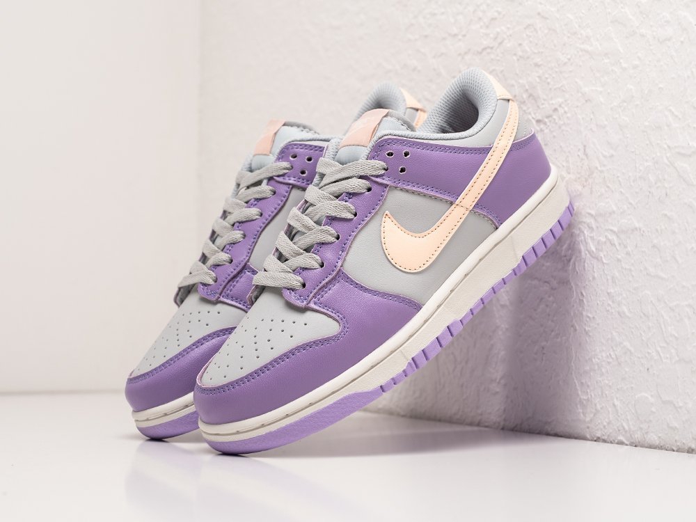 Nike SB Dunk Low WMNS фиолетовые кожа женские (AR24150) - фото 2