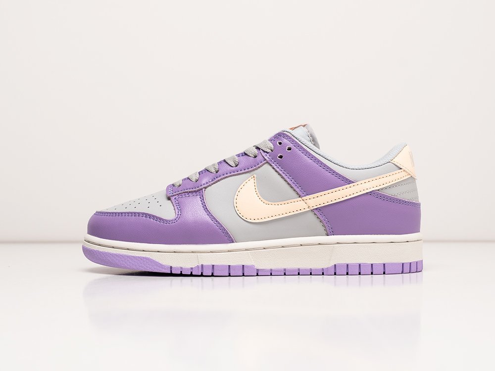 Nike SB Dunk Low WMNS фиолетовые кожа женские (AR24150) - фото 1