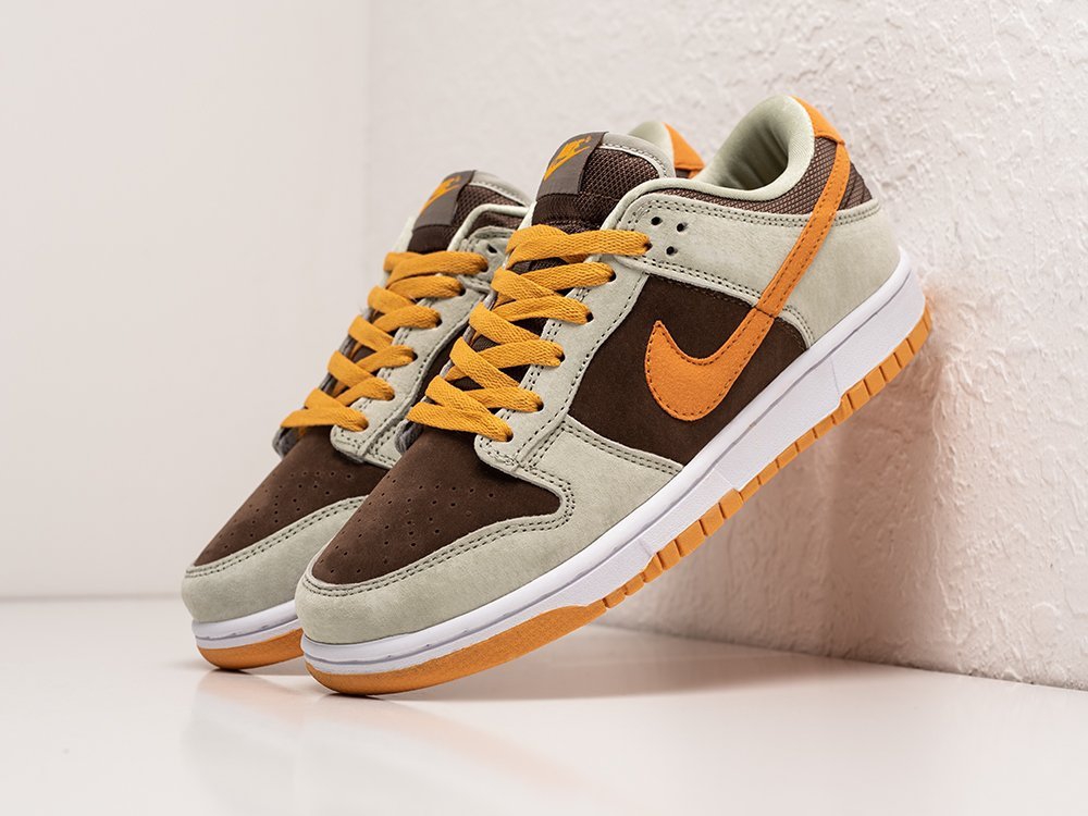 Nike SB Dunk Low Dusty Olive серые кожа мужские (AR24152) - фото 2 Nike SB Dunk Low Dusty Olive серые кожа мужские (AR24152) - фото 2