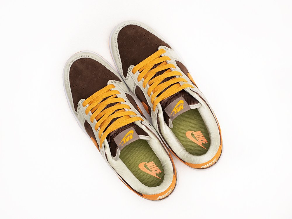 Nike SB Dunk Low Dusty Olive серые кожа мужские (AR24152) - фото 3 Nike SB Dunk Low Dusty Olive серые кожа мужские (AR24152) - фото 3