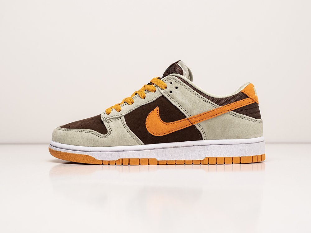 Nike SB Dunk Low Dusty Olive серые кожа мужские (AR24152) - фото 1 Nike SB Dunk Low Dusty Olive серые кожа мужские (AR24152) - фото 1