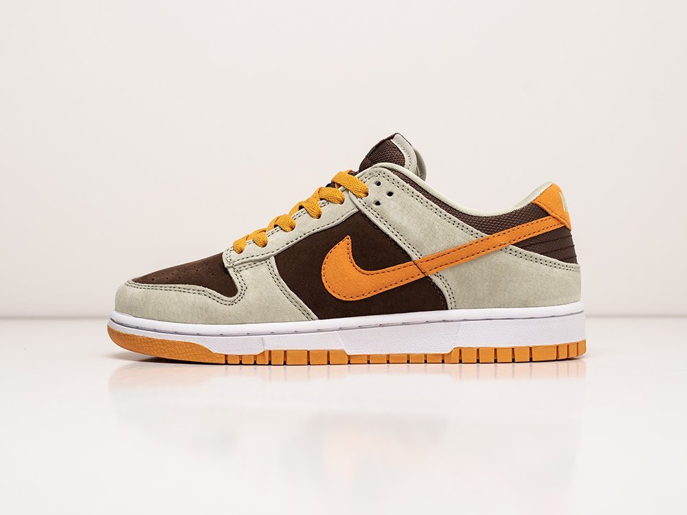 Nike SB Dunk Low Dusty Olive серые кожа мужские (AR24152) - фото 1