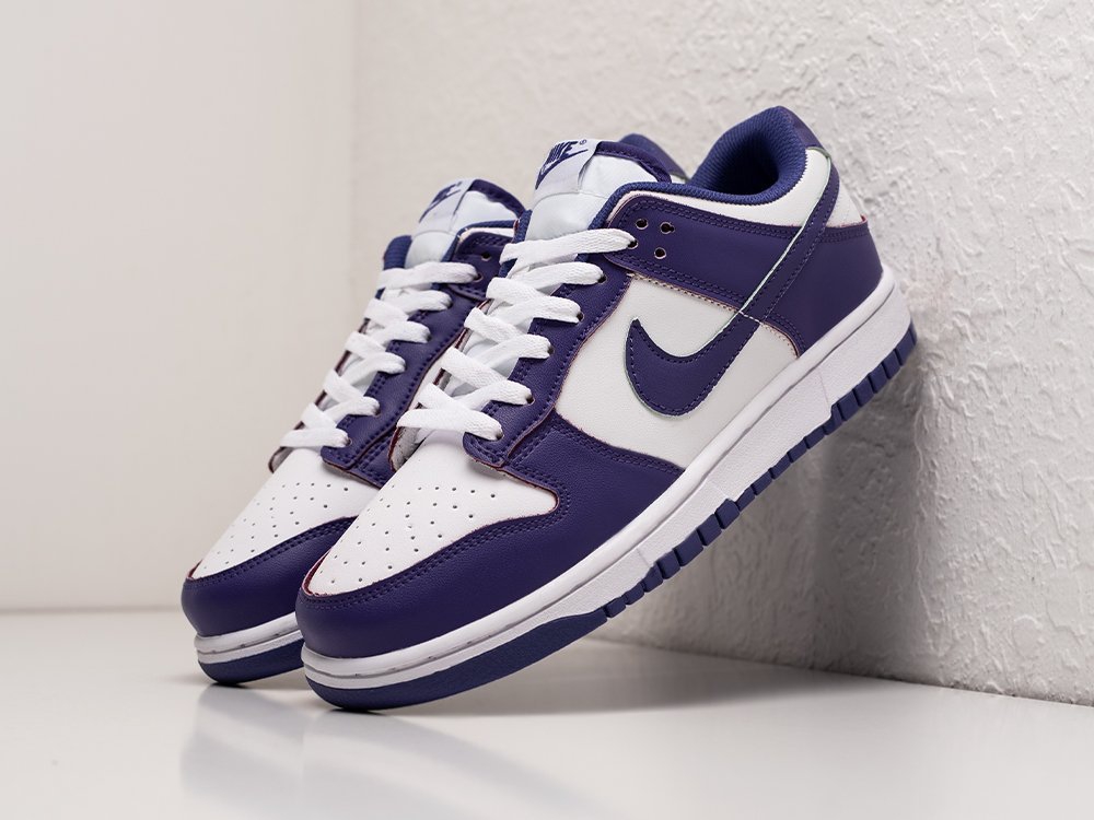 Мужские кроссовки Nike SB Dunk Low Championship Court Purple White / Court Purple (40-45 размер) фото 2
