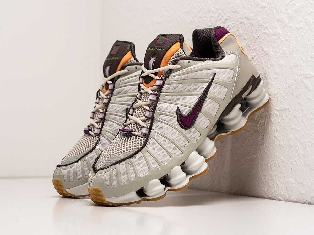 Nike Shox TL Viotech белые текстиль мужские (AR24157) - фото 2 Nike Shox TL Viotech белые текстиль мужские (AR24157) - фото 2