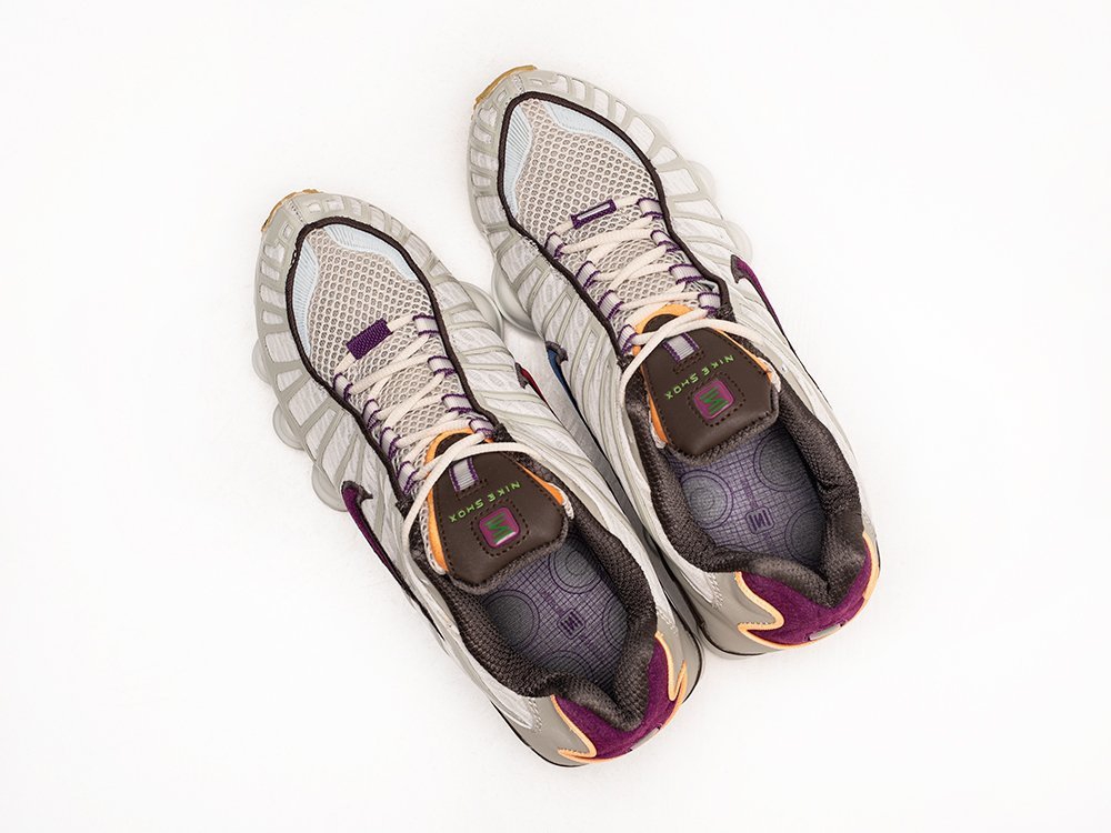 Nike Shox TL Viotech белые текстиль мужские (AR24157) - фото 3 Nike Shox TL Viotech белые текстиль мужские (AR24157) - фото 3