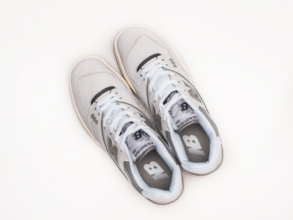 Мужские кроссовки New Balance 550 White / Grey / Beige (40-45 размер) фото 3