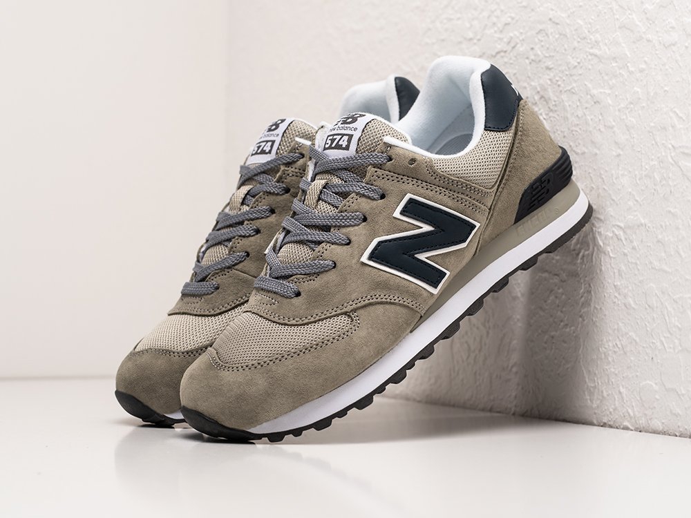 New Balance 574 серые замша мужские (AR24164) - фото 2 New Balance 574 серые замша мужские (AR24164) - фото 2