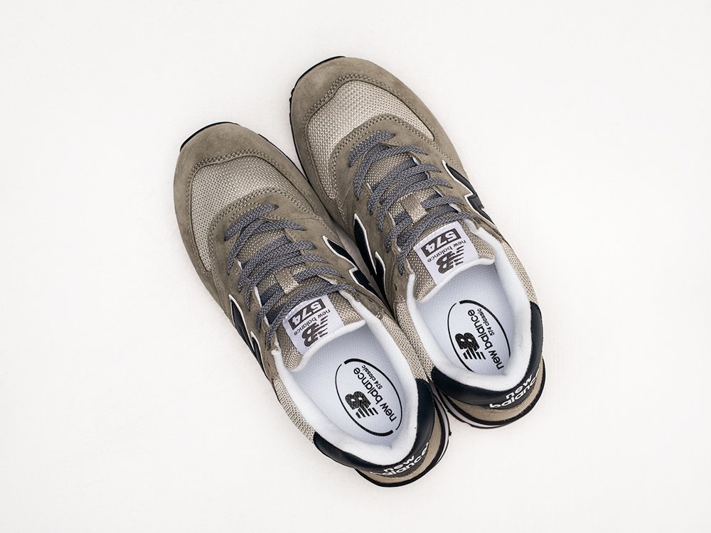 Мужские кроссовки New Balance 574 Grey / Dark Navy / White (40-45 размер) фото 3