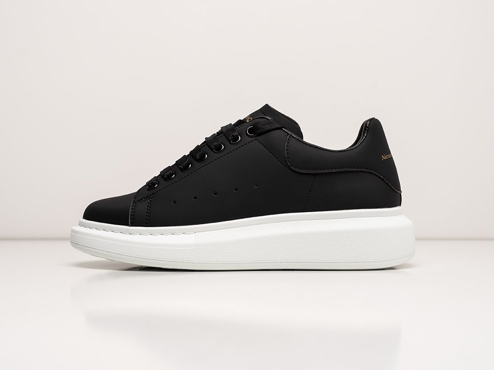 Alexander McQueen Lace-Up Sneaker черные кожа мужские (AR24166) - фото 1