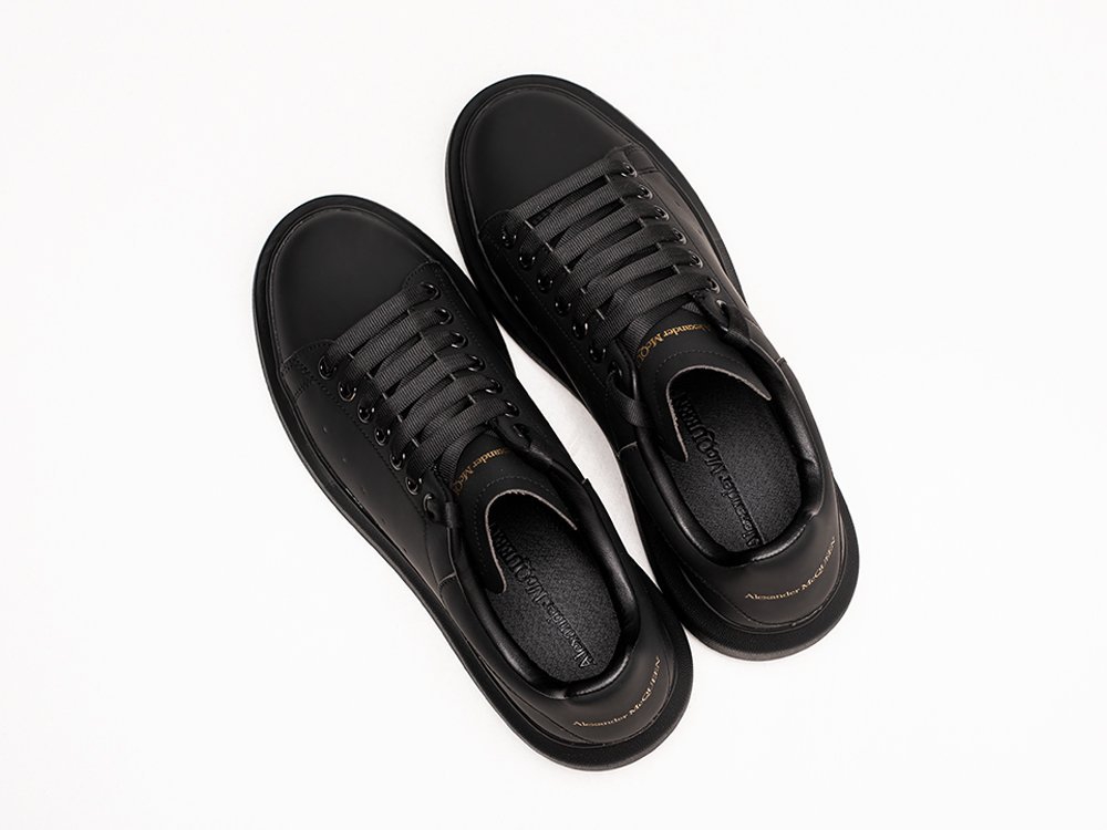 Alexander McQueen Lace-Up Sneaker черные кожа мужские (AR24171) - фото 3