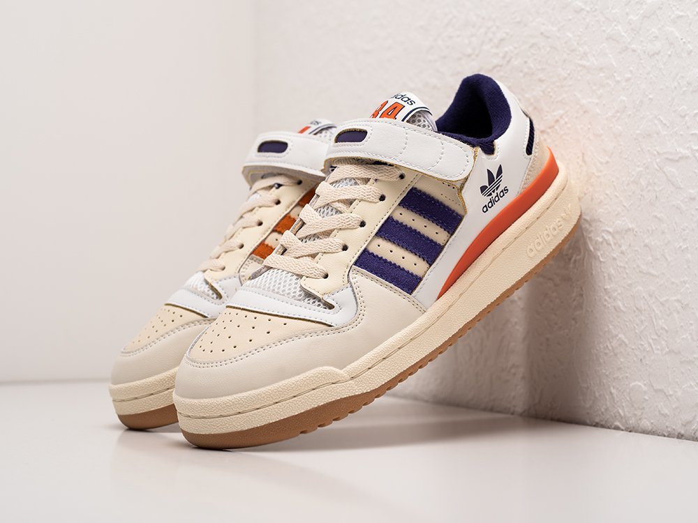 Adidas Forum 84 Low Phoenix Suns белые кожа мужские (AR24241) - фото 2 Adidas Forum 84 Low Phoenix Suns белые кожа мужские (AR24241) - фото 2