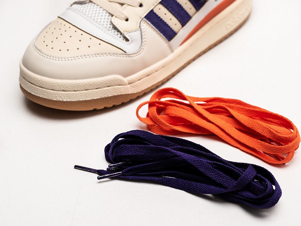 Adidas Forum 84 Low Phoenix Suns белые кожа мужские (AR24241) - фото 4