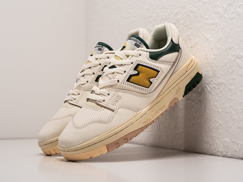 New Balance 550 белые кожа мужские (AR24258) - фото 2 New Balance 550 белые кожа мужские (AR24258) - фото 2