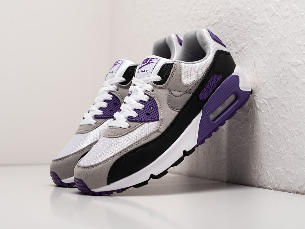 Nike Air Max 90 белые кожа мужские (AR24266) - фото 2