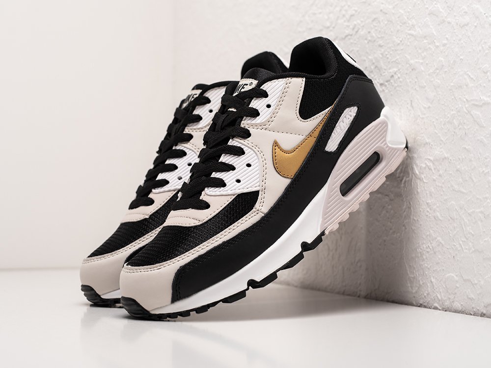 Nike Air Max 90 белые кожа мужские (AR24267) - фото 2 Nike Air Max 90 белые кожа мужские (AR24267) - фото 2