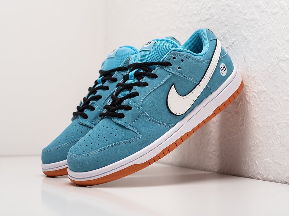 Nike SB Dunk Low Club 58 Gulf WMNS голубые замша женские (AR24279) - фото 2 Nike SB Dunk Low Club 58 Gulf WMNS голубые замша женские (AR24279) - фото 2