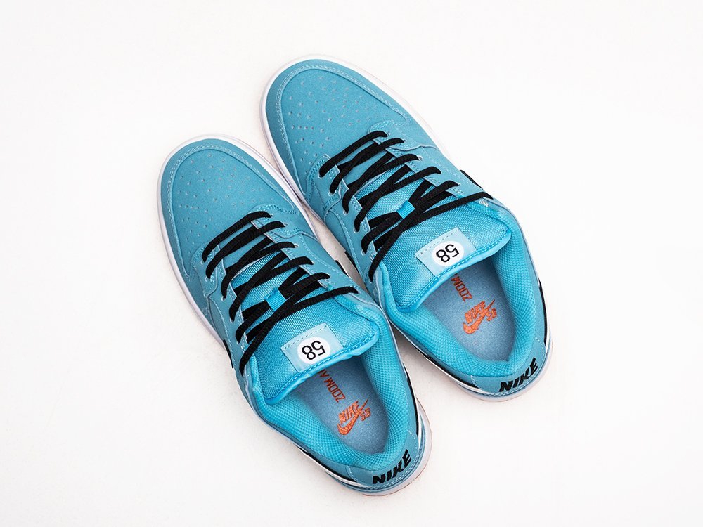 Nike SB Dunk Low Club 58 Gulf WMNS голубые замша женские (AR24279) - фото 3