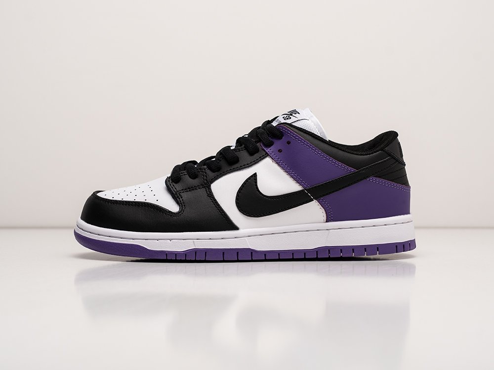 Nike SB Dunk Low WMNS Court Purple фиолетовые кожа женские (AR24284) - фото 1