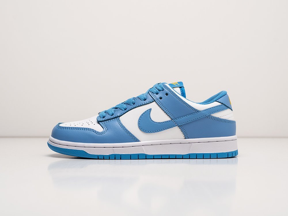 Nike SB Dunk Low UNC WMNS голубые кожа женские (AR24286) - фото 1