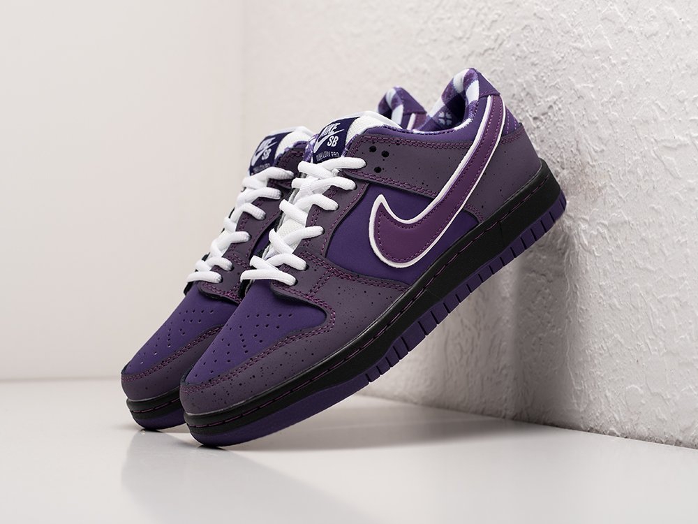 Nike X Concepts SB Dunk Low Pro OG QS Purple Lobster WMNS фиолетовые кожа женские (AR24288) - фото 2