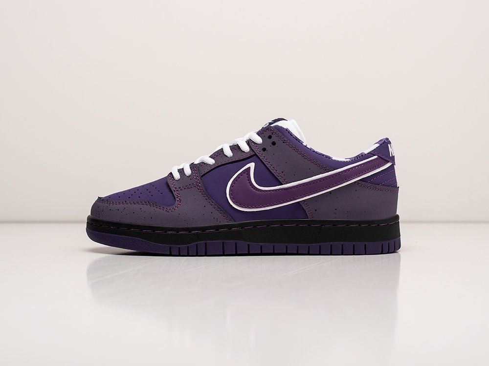 Nike X Concepts SB Dunk Low Pro OG QS Purple Lobster WMNS фиолетовые кожа женские (AR24288) - фото 1