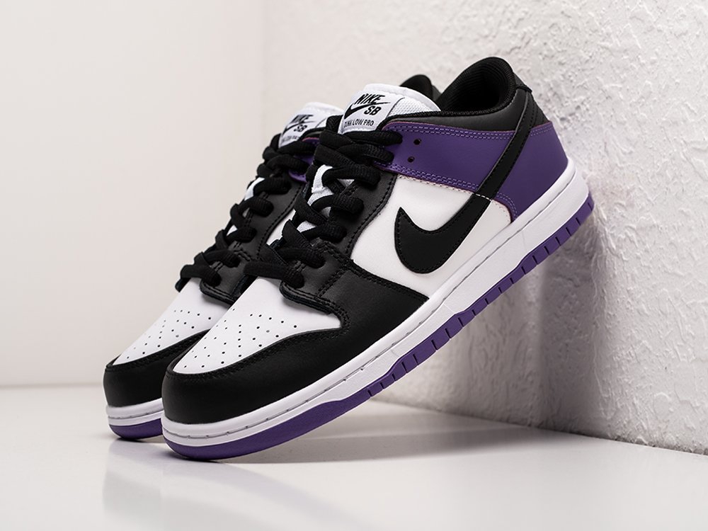 Nike SB Dunk Low Court Purple фиолетовые кожа мужские (AR24289) - фото 2 Nike SB Dunk Low Court Purple фиолетовые кожа мужские (AR24289) - фото 2