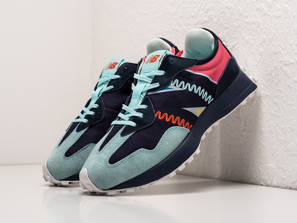 New Balance x Foot Locker x Pensole x 327 синие замша мужские (AR24298) - фото 2 New Balance x Foot Locker x Pensole x 327 синие замша мужские (AR24298) - фото 2