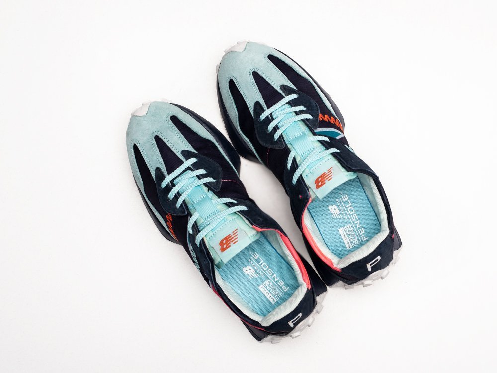 New Balance x Foot Locker x Pensole x 327 синие замша мужские (AR24298) - фото 3 New Balance x Foot Locker x Pensole x 327 синие замша мужские (AR24298) - фото 3