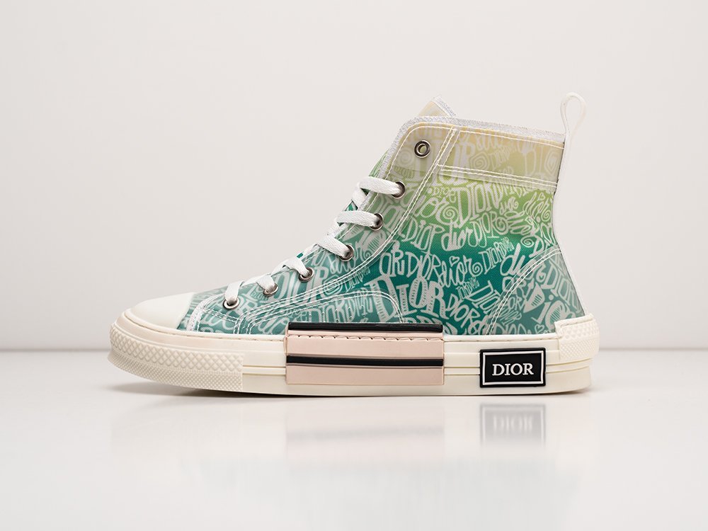 Dior B23 High зеленые текстиль мужские (AR24301) - фото 1 Dior B23 High зеленые текстиль мужские (AR24301) - фото 1