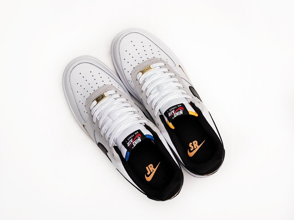 Nike Air Force 1 Low Ken Griffey Jr. and Sr. Swingman белые кожа мужские (AR24305) - фото 3 Nike Air Force 1 Low Ken Griffey Jr. and Sr. Swingman белые кожа мужские (AR24305) - фото 3