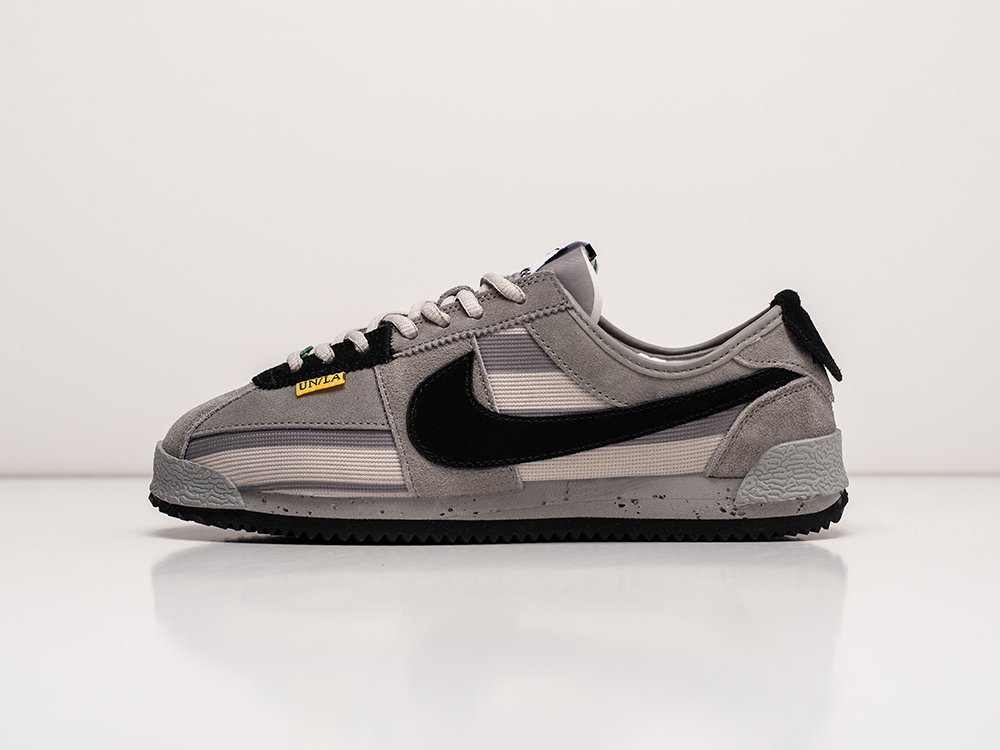 Nike x Union x Cortez серые замша мужские (AR24312) - фото 1 Nike x Union x Cortez серые замша мужские (AR24312) - фото 1