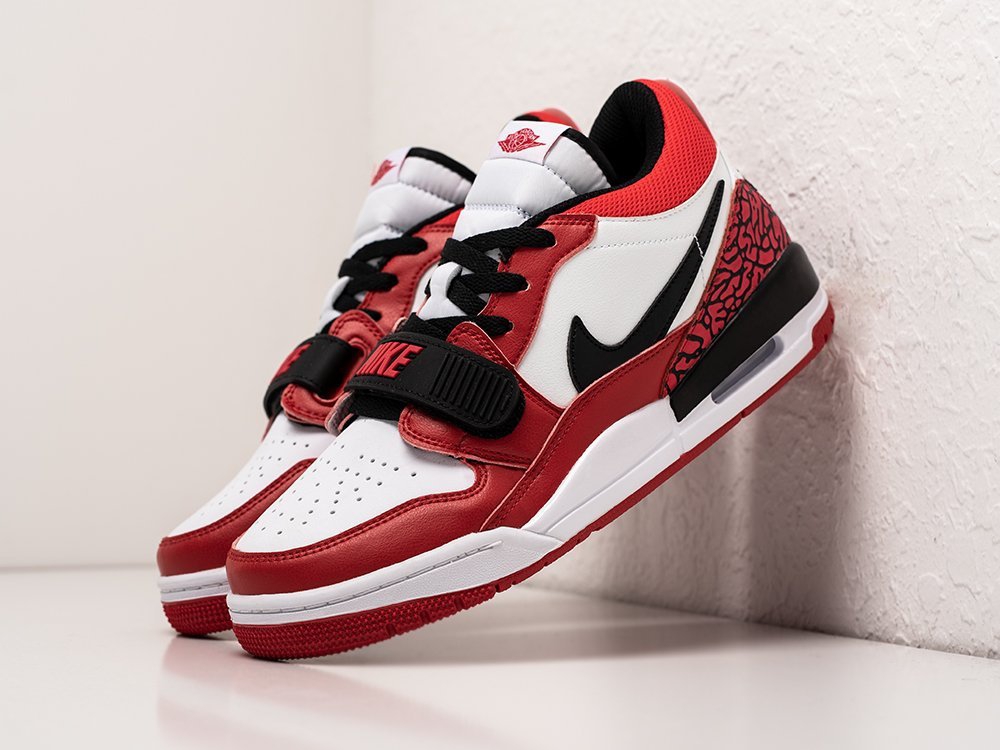 Nike Air Jordan Legacy 312 Low Chicago красные кожа мужские (AR24313) - фото 2