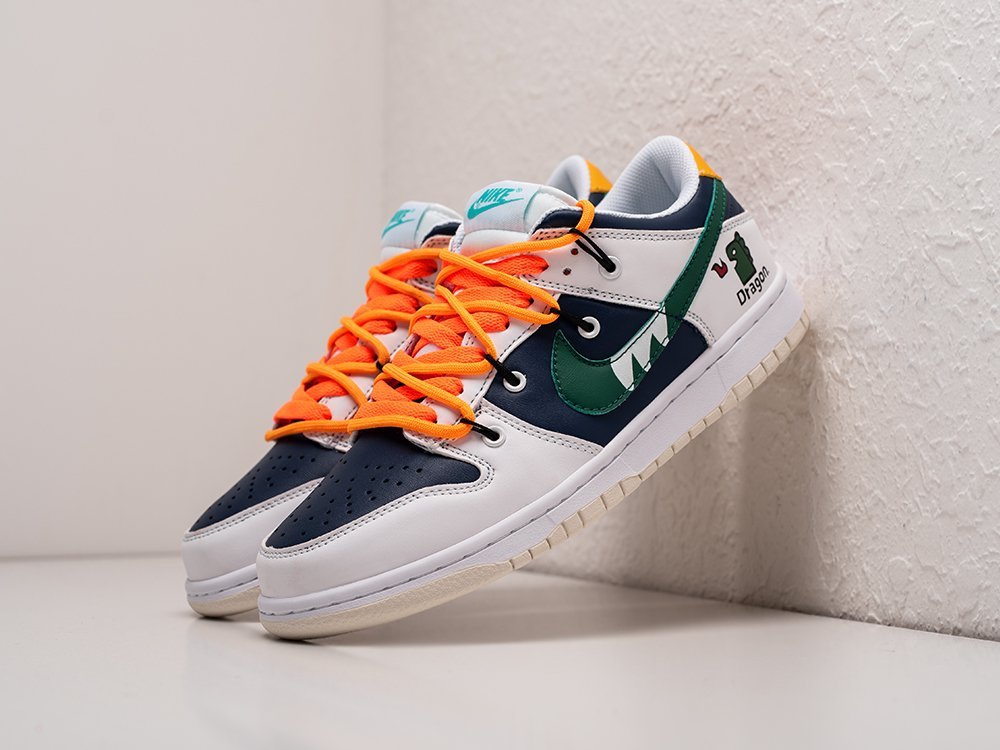 Nike SB Dunk Low x OFF-White WMNS белые кожа женские (AR24325) - фото 2 Nike SB Dunk Low x OFF-White WMNS белые кожа женские (AR24325) - фото 2